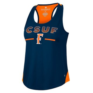 Women's Flattering Racerback Titans Dri-Fit Tee - Navy - Front